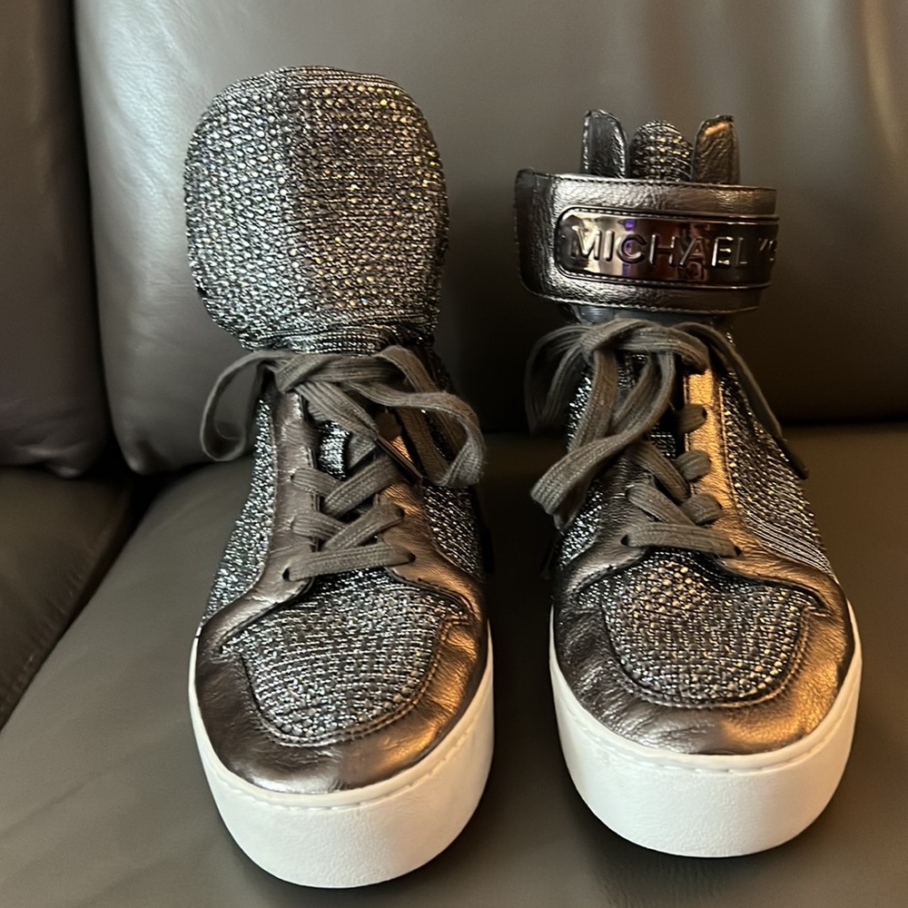 Micheal Kors trent high top sneakers - Bling - Picture 7 of 7